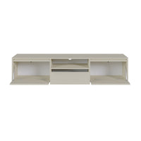 TV staliukas EVO, smėlinė, pakabinamas, 154 cm