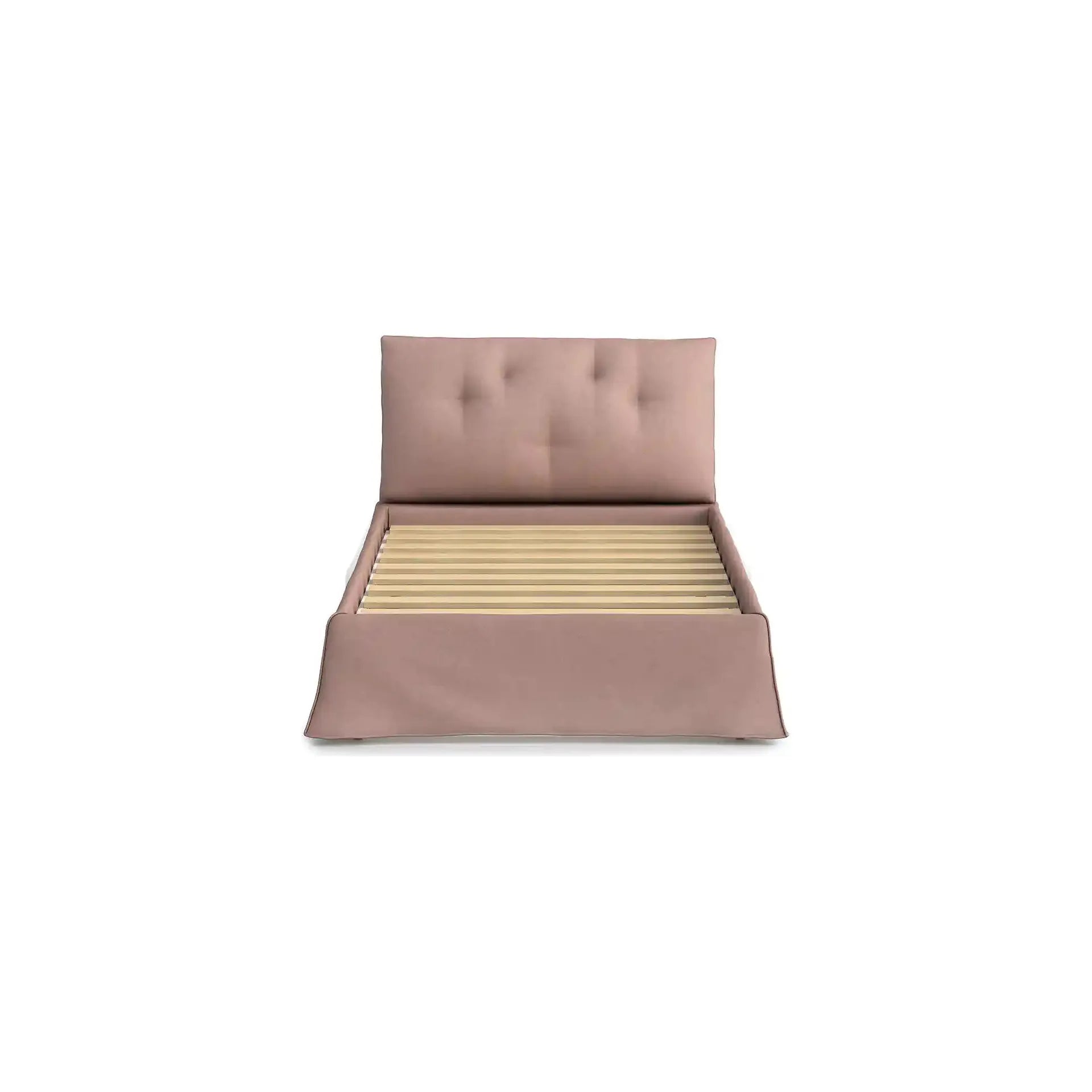 ELVI lova 90x200cm, rožinė spalva