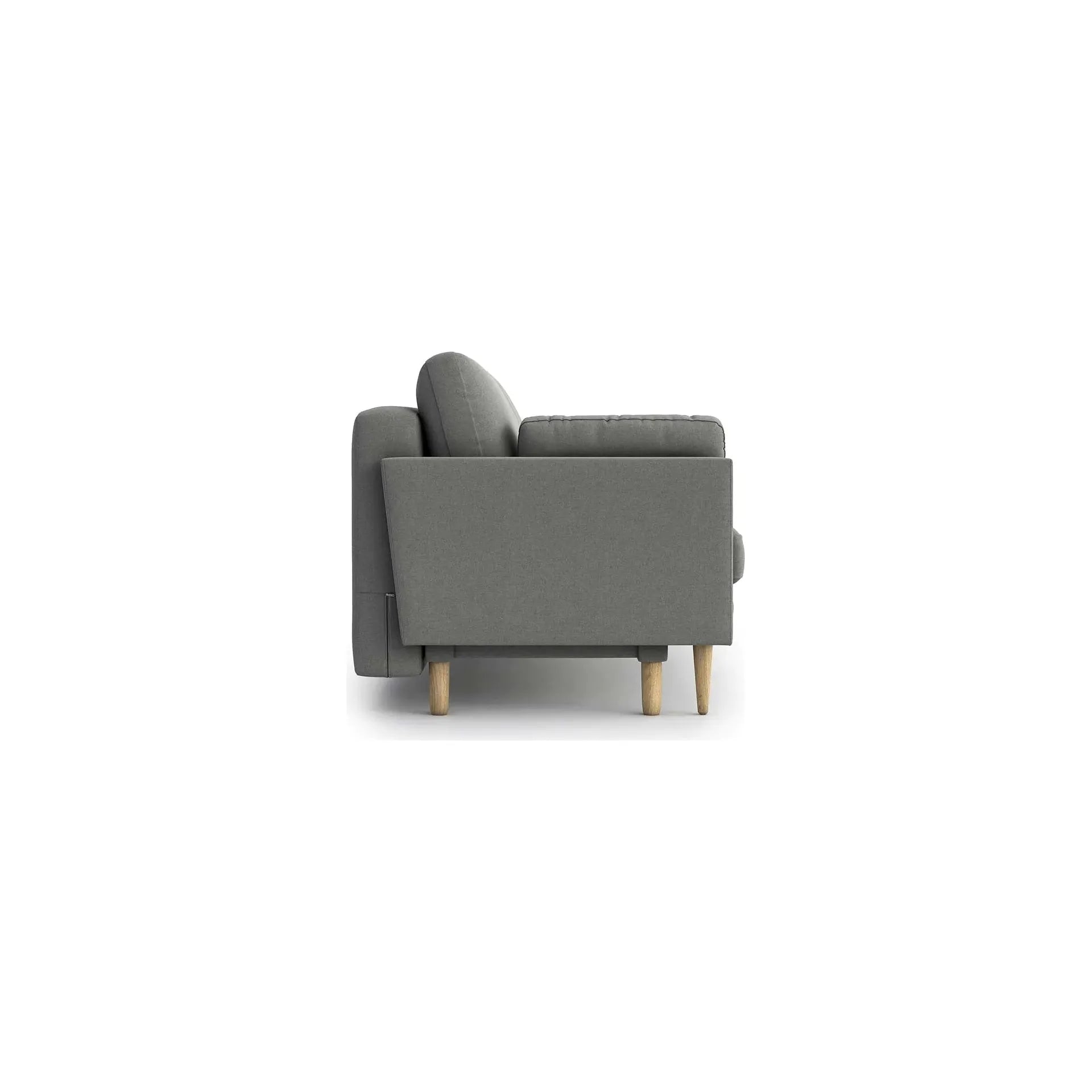 EMILLY 3 vietų sofa lova, pilka spalva