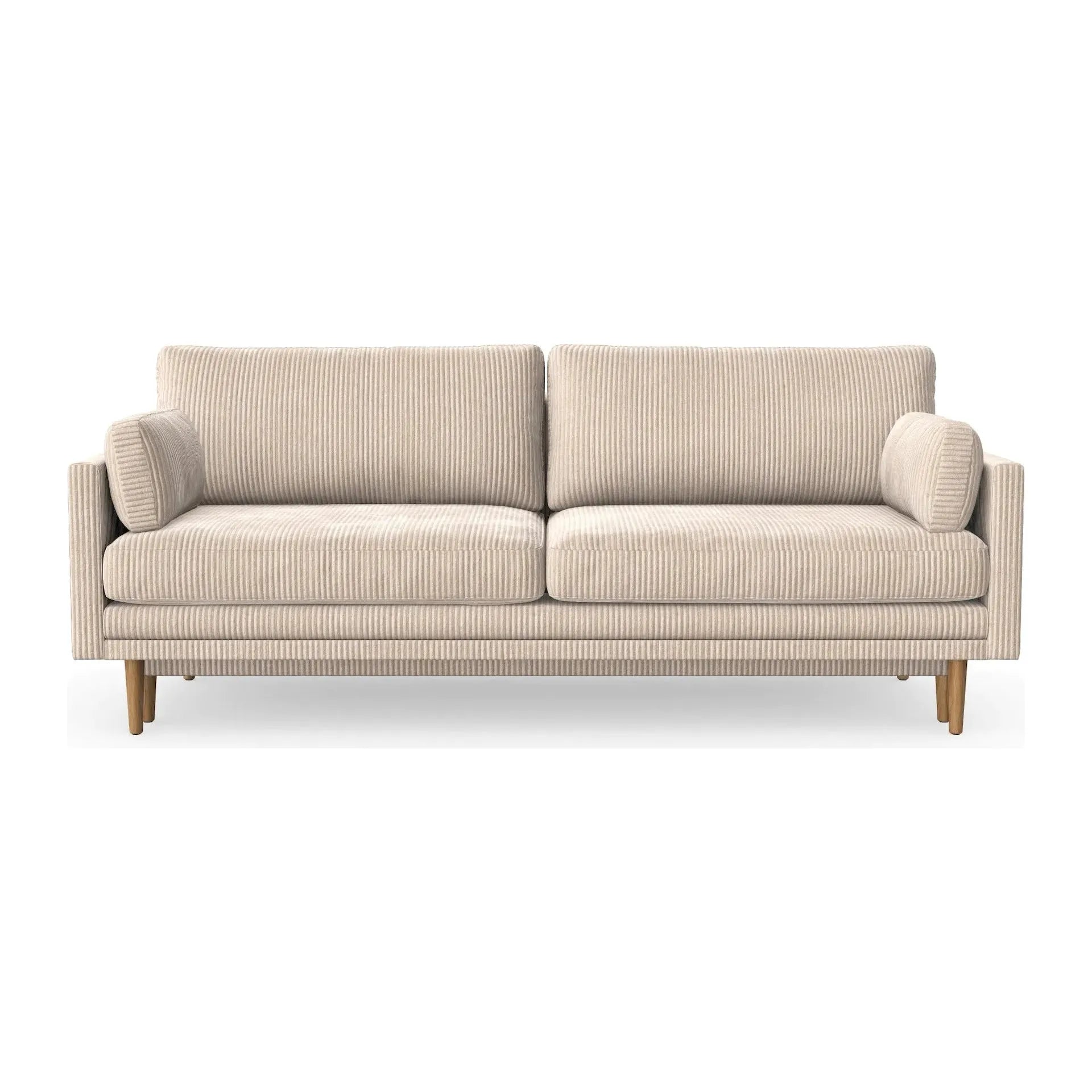 EMILLY 3 vietų sofa lova, kreminė spalva