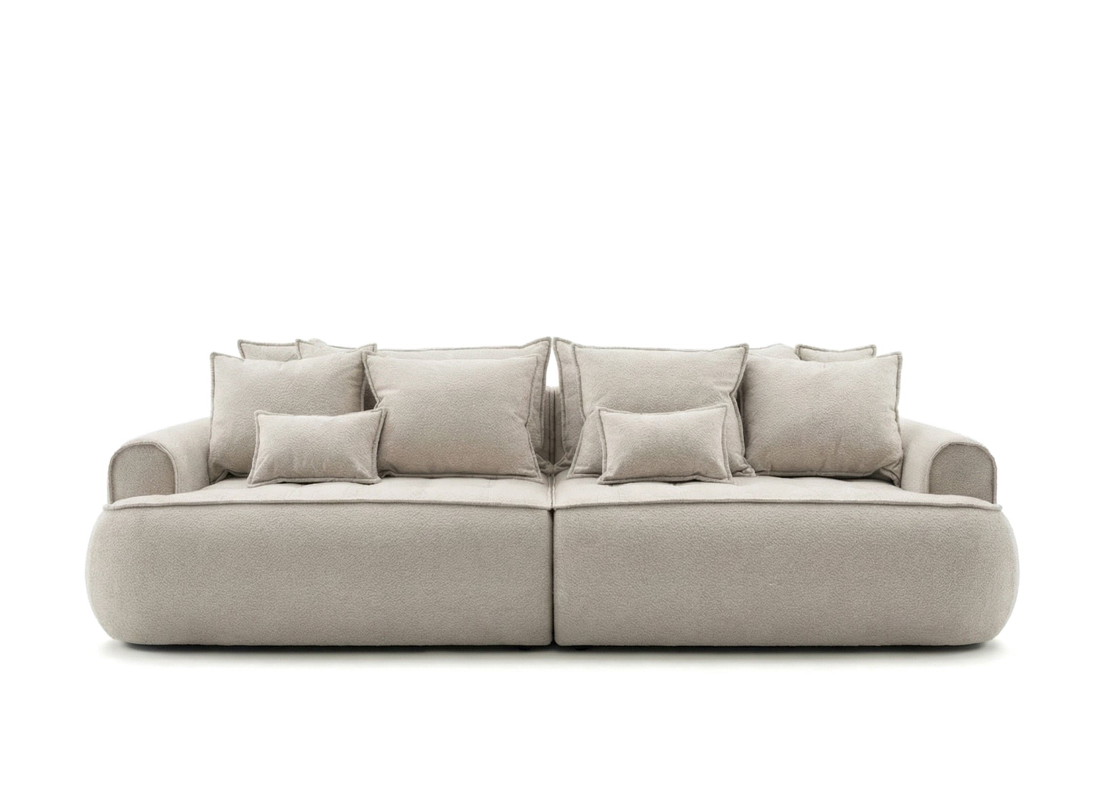 Sofa SAMUEL su miego funkcija, kreminis smėlinis