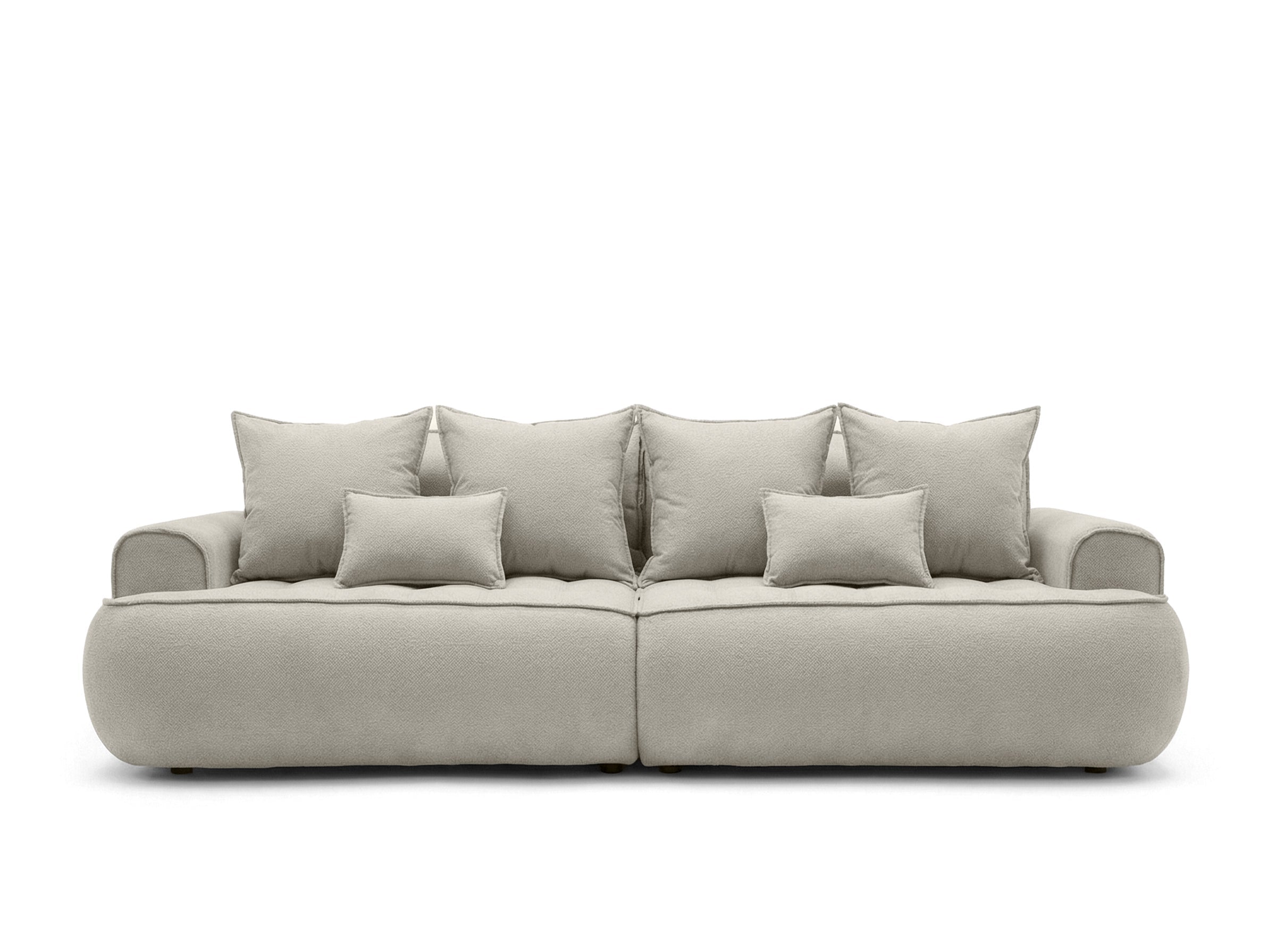 Sofa SAMUEL su miego funkcija, kreminis smėlinis