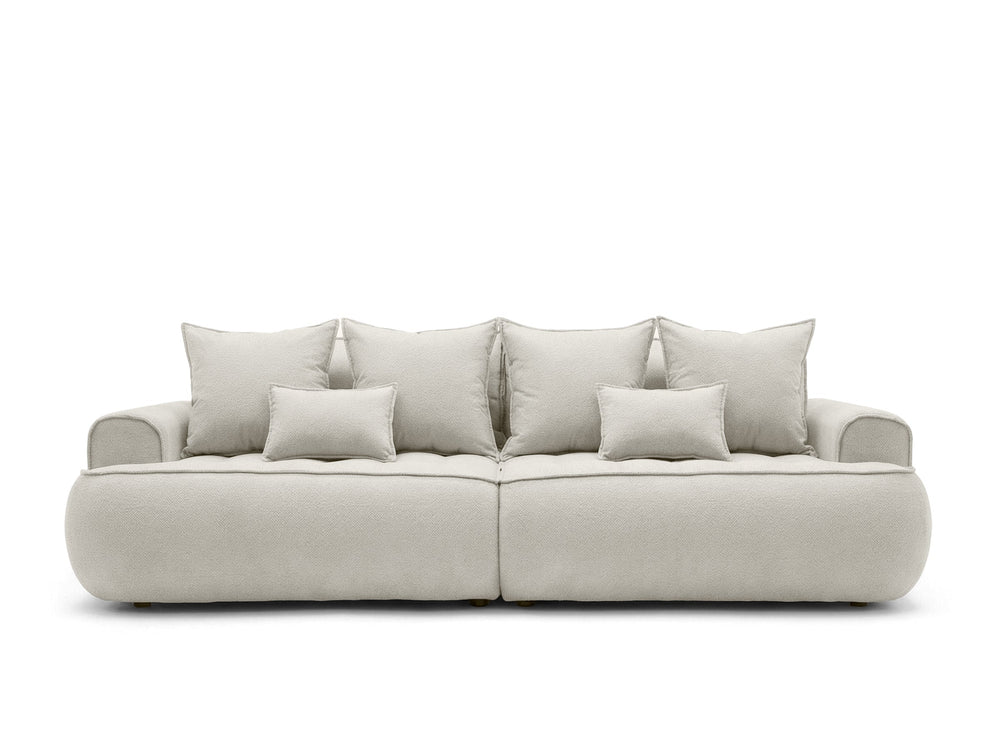 Sofa SAMUEL su miego funkcija, šiltai taupe