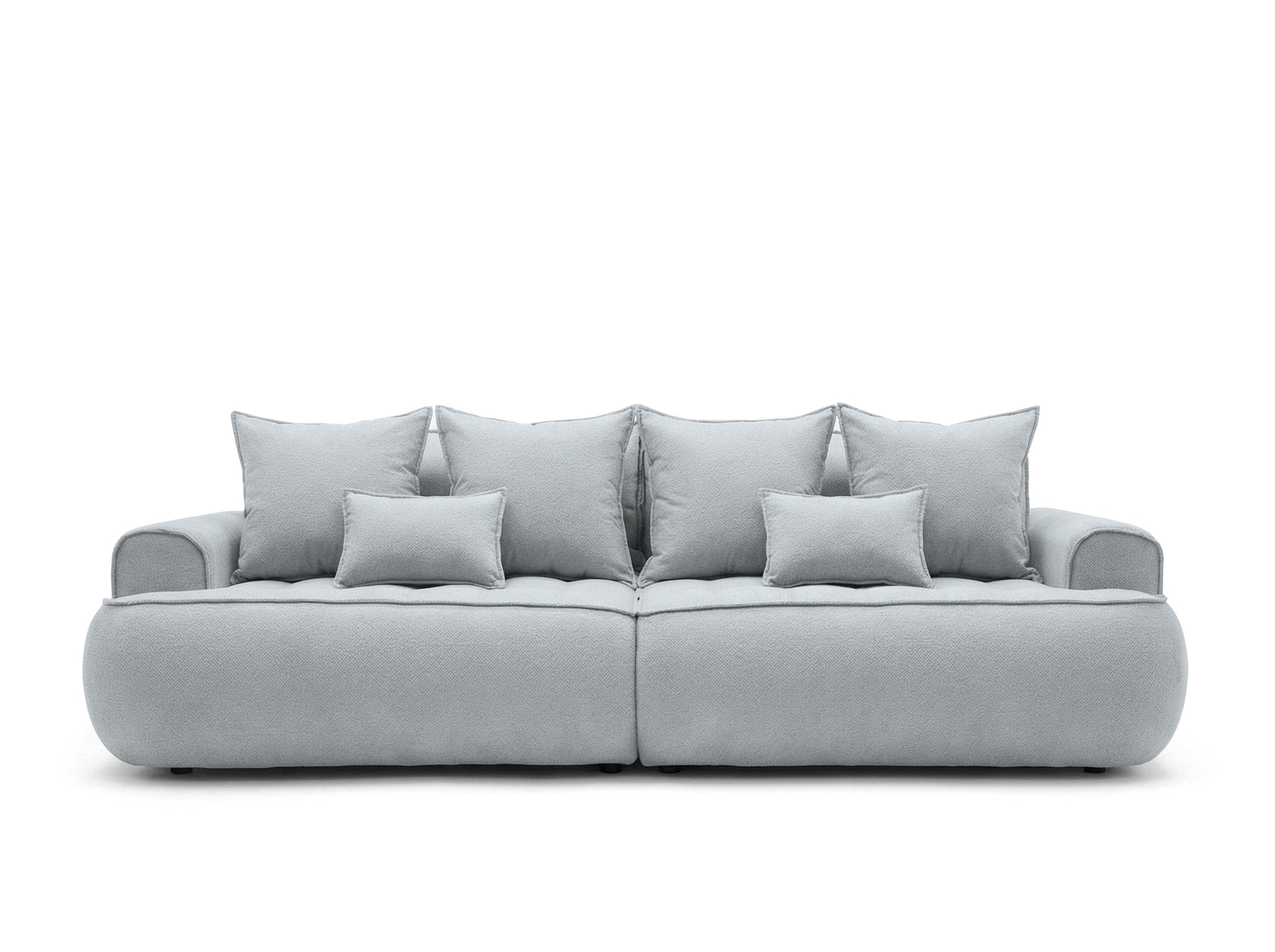 Sofa SAMUEL su miego funkcija, vidutinė pilka