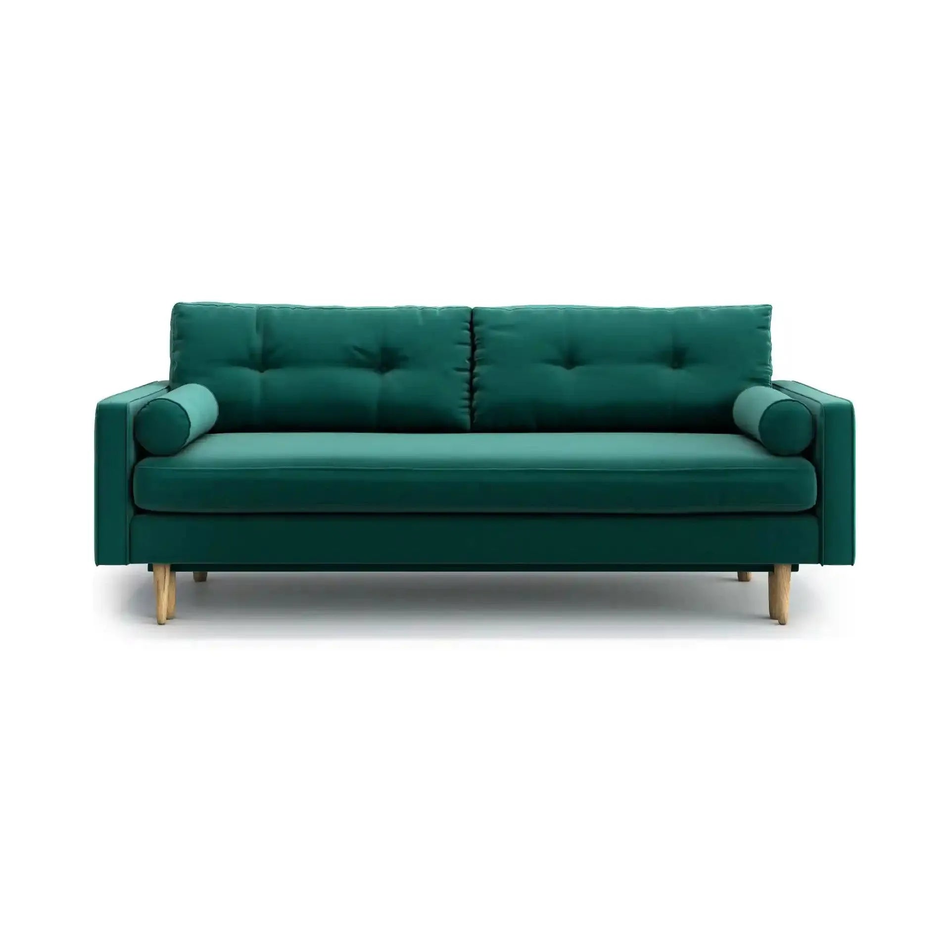 ESME 3 vietų sofa lova, žalia spalva