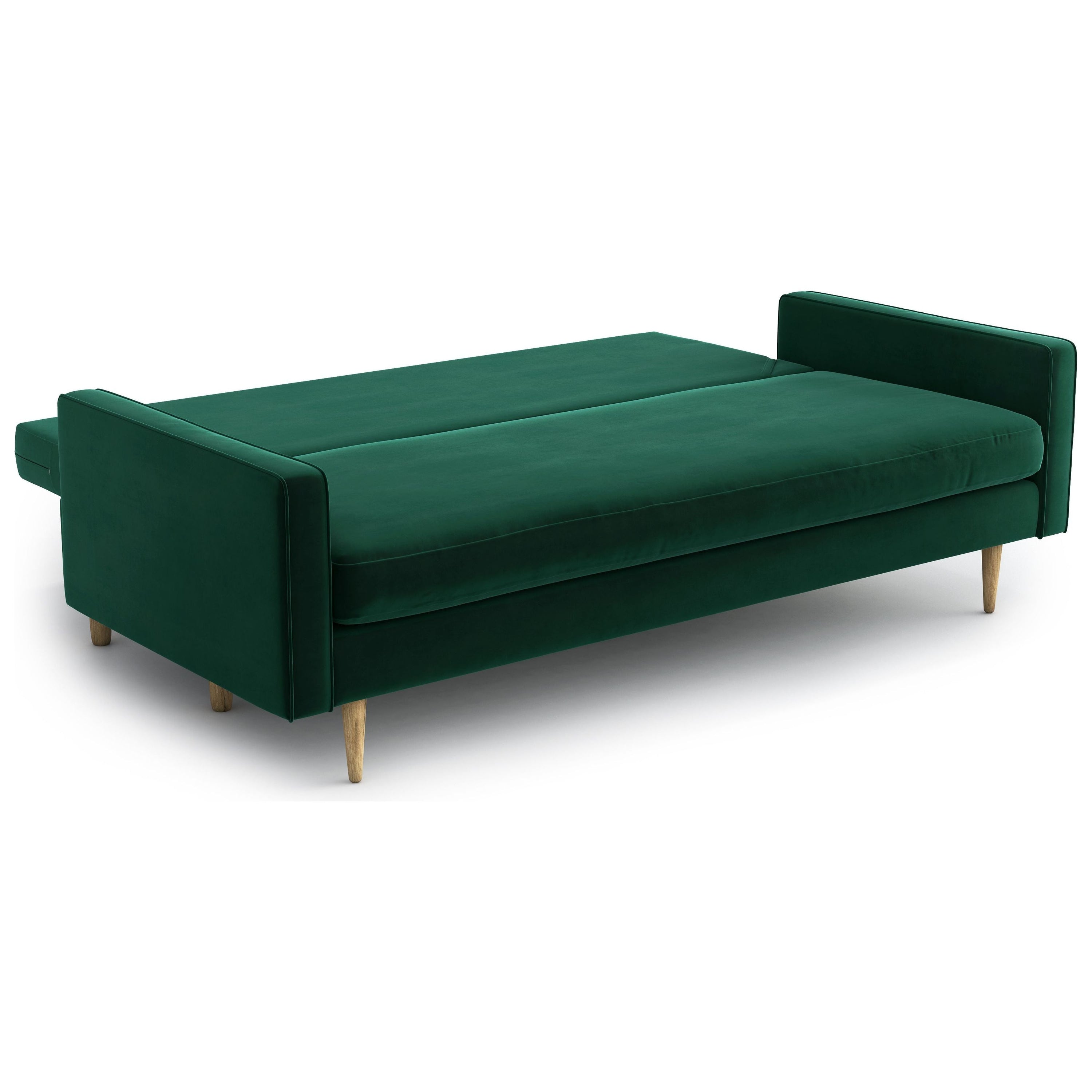 ESME 3 vietų sofa lova, žalia spalva