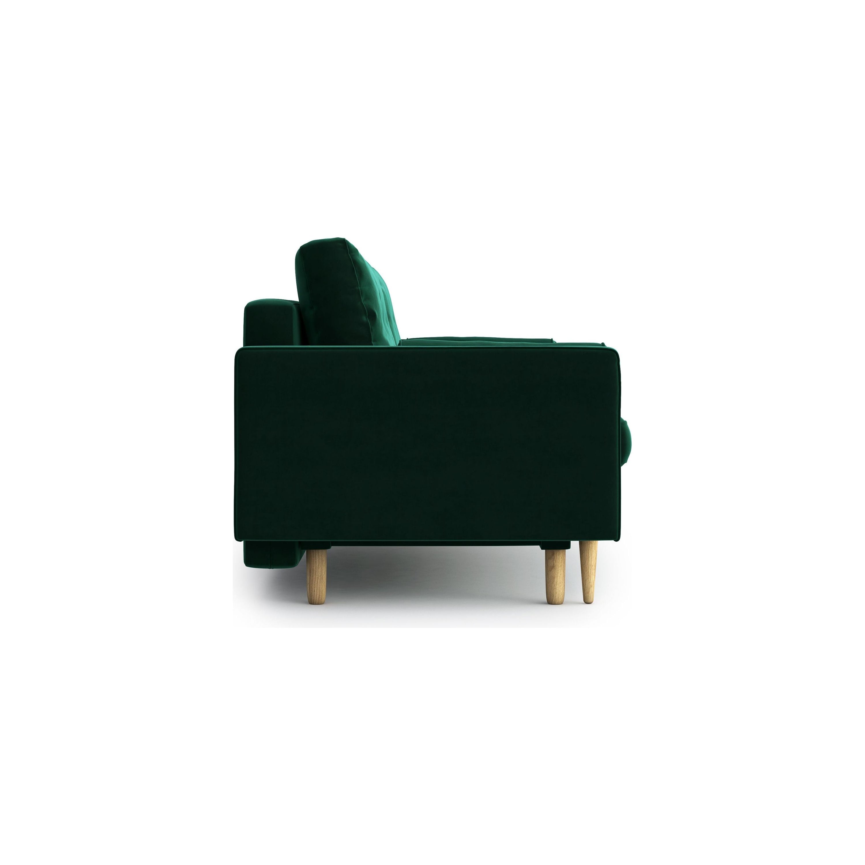 ESME 3 vietų sofa lova, žalia spalva