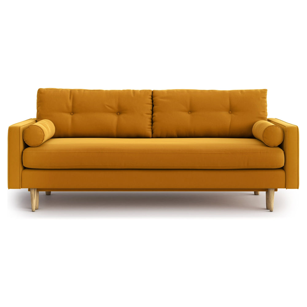 ESME 3 vietų sofa lova, oranžinė spalva
