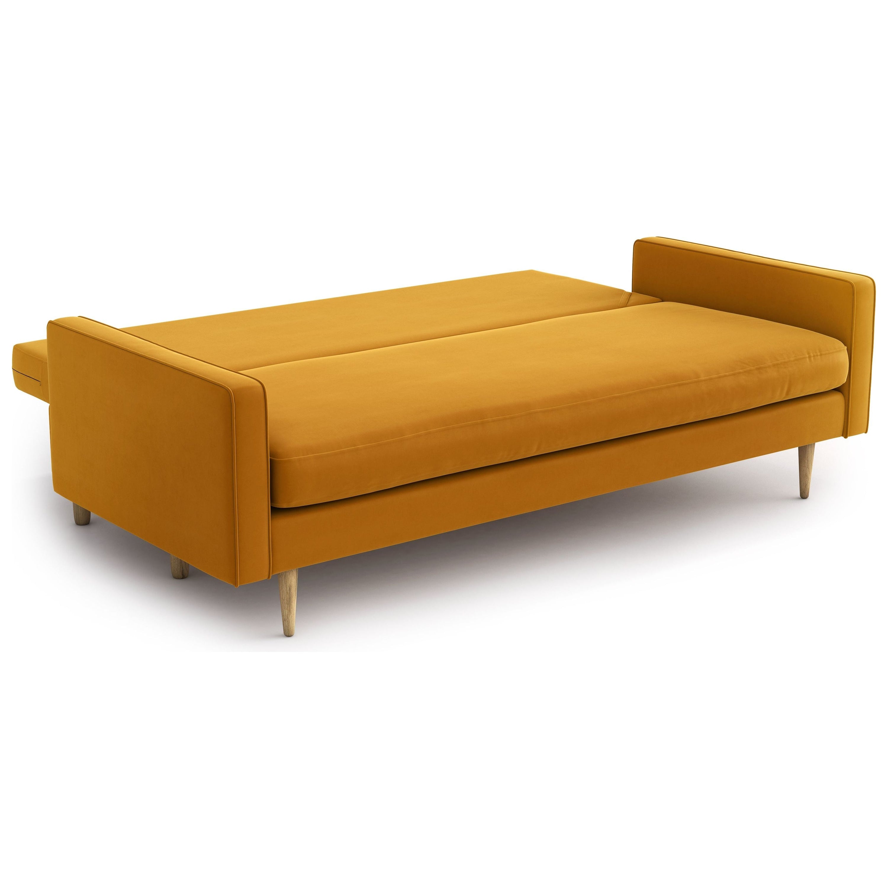 ESME 3 vietų sofa lova, oranžinė spalva