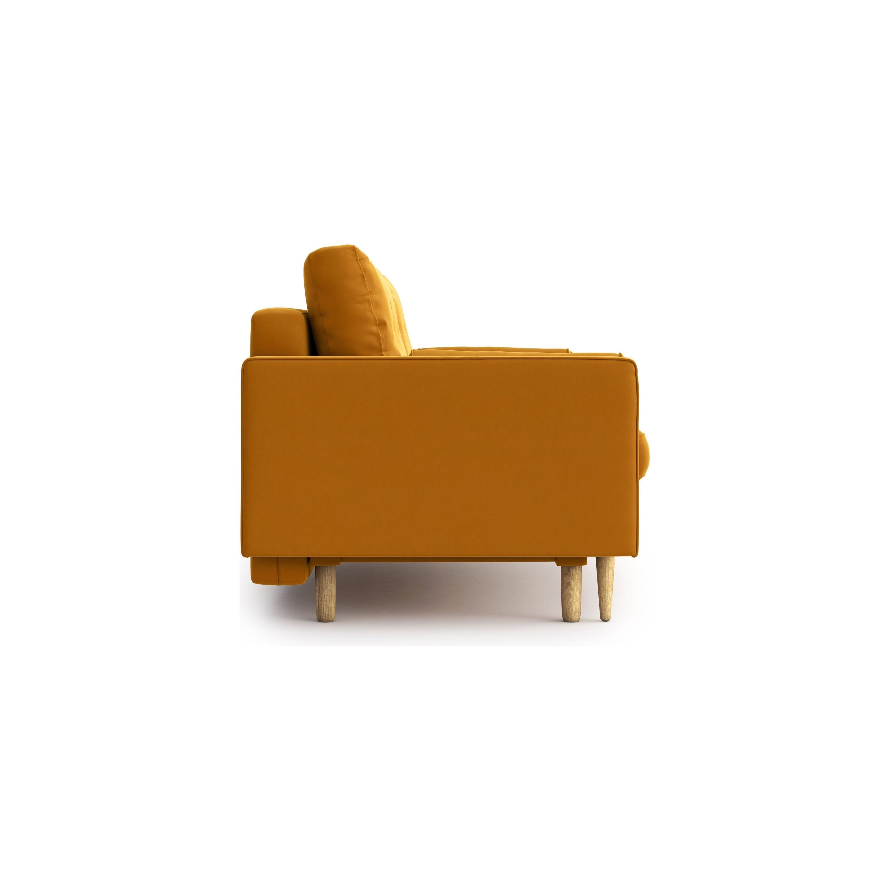ESME 3 vietų sofa lova, oranžinė spalva