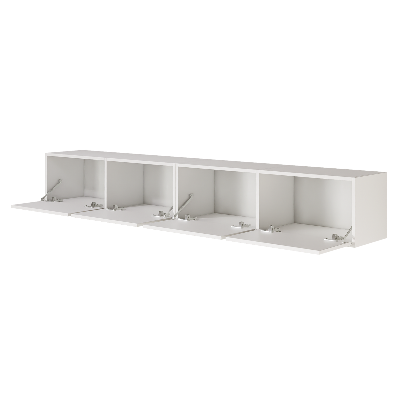 TV staliukas ZARI, baltas, 200 cm