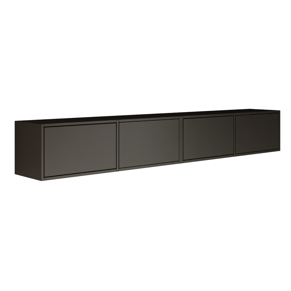 TV staliukas ZARI, juodas, 200 cm