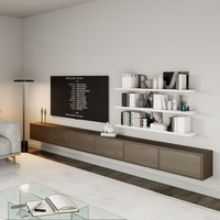 TV staliukas ZARI, riešuto, 300 cm