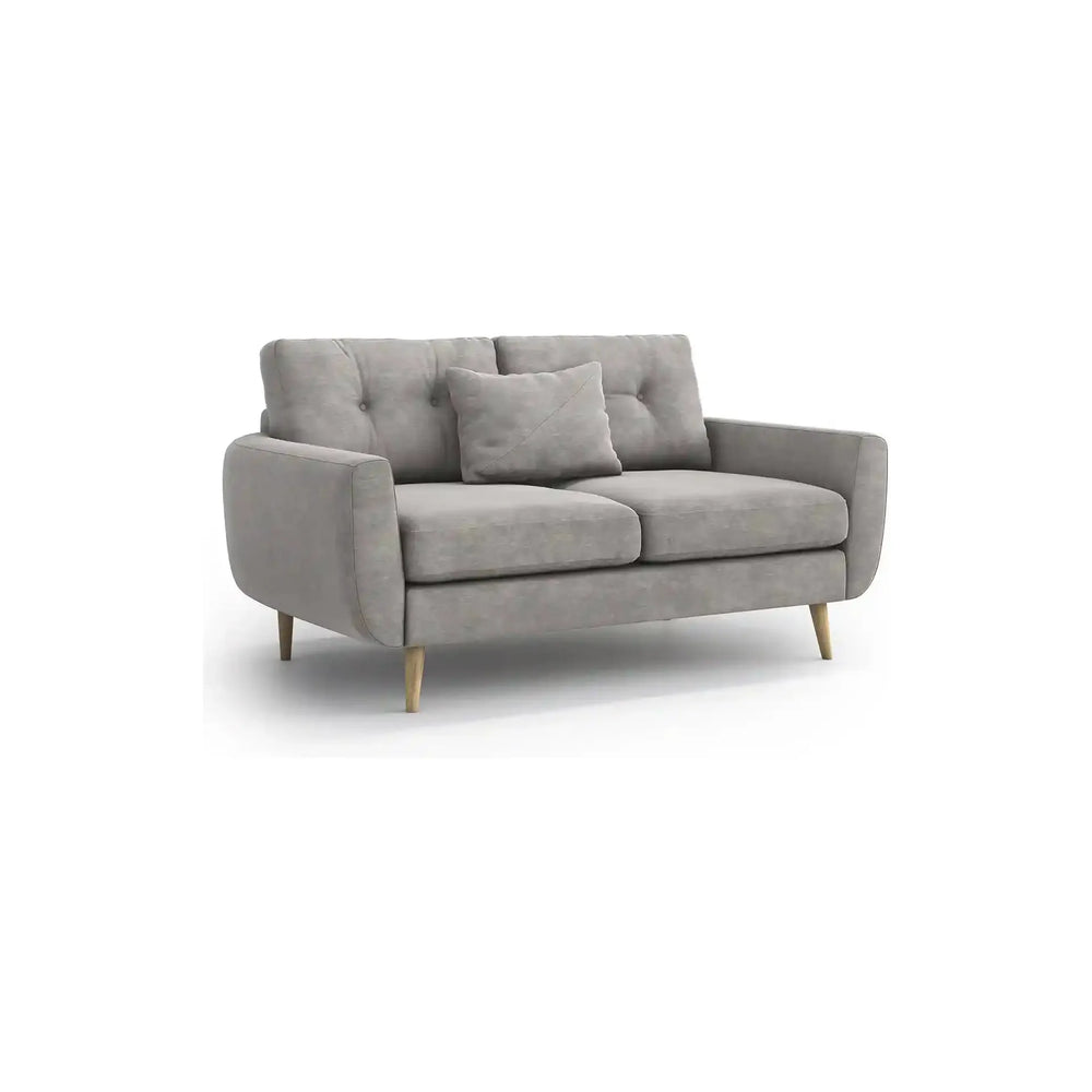 HARRIS 2 vietų sofa, pilka spalva