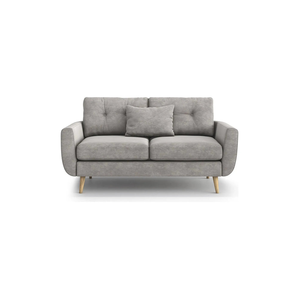 HARRIS 2 vietų sofa, pilka spalva