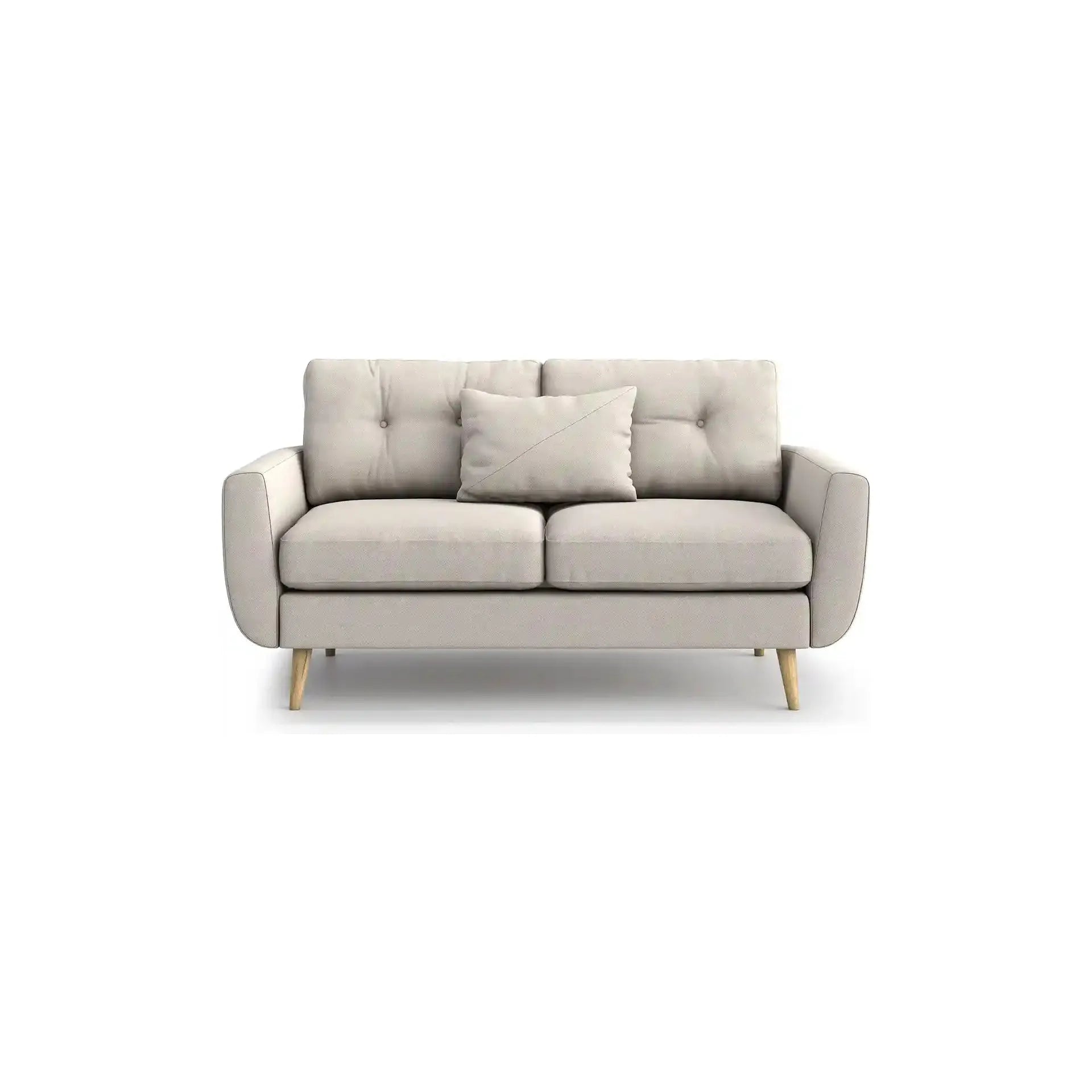 HARRIS 2 vietų sofa, pilka spalva