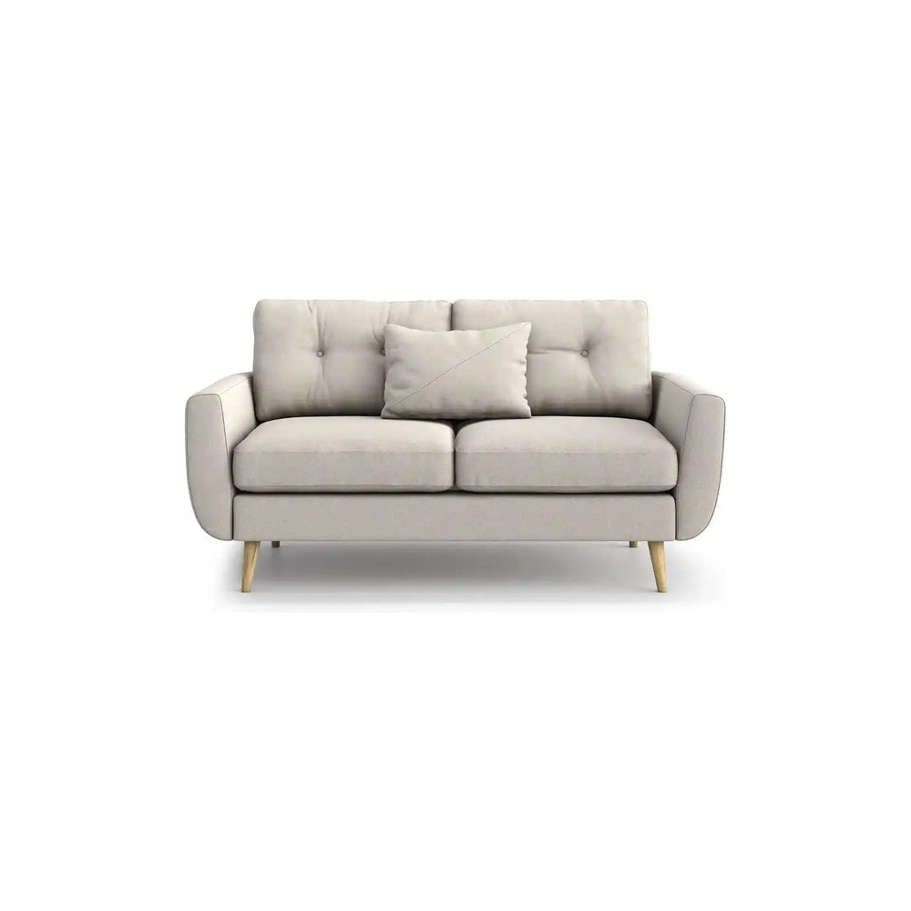 HARRIS 2 vietų sofa, kreminė spalva