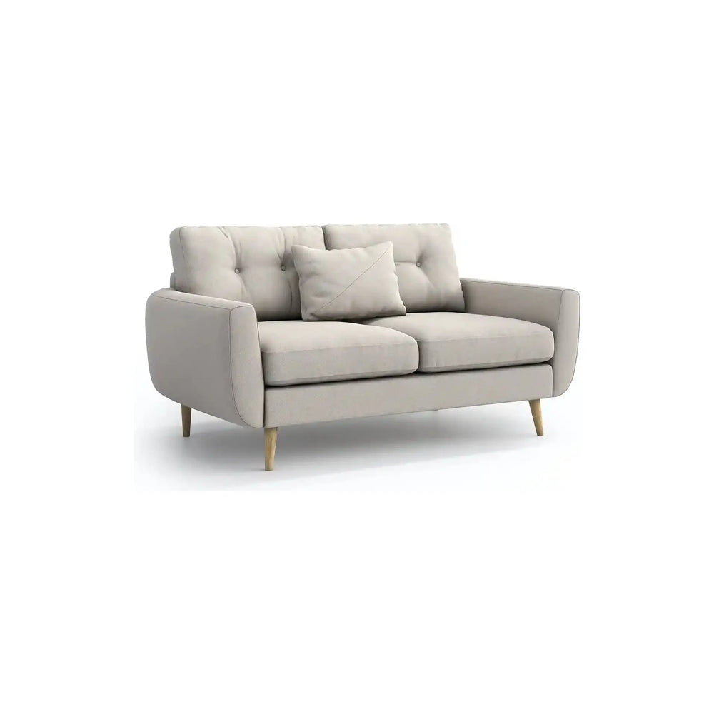 HARRIS 2 vietų sofa, kreminė spalva