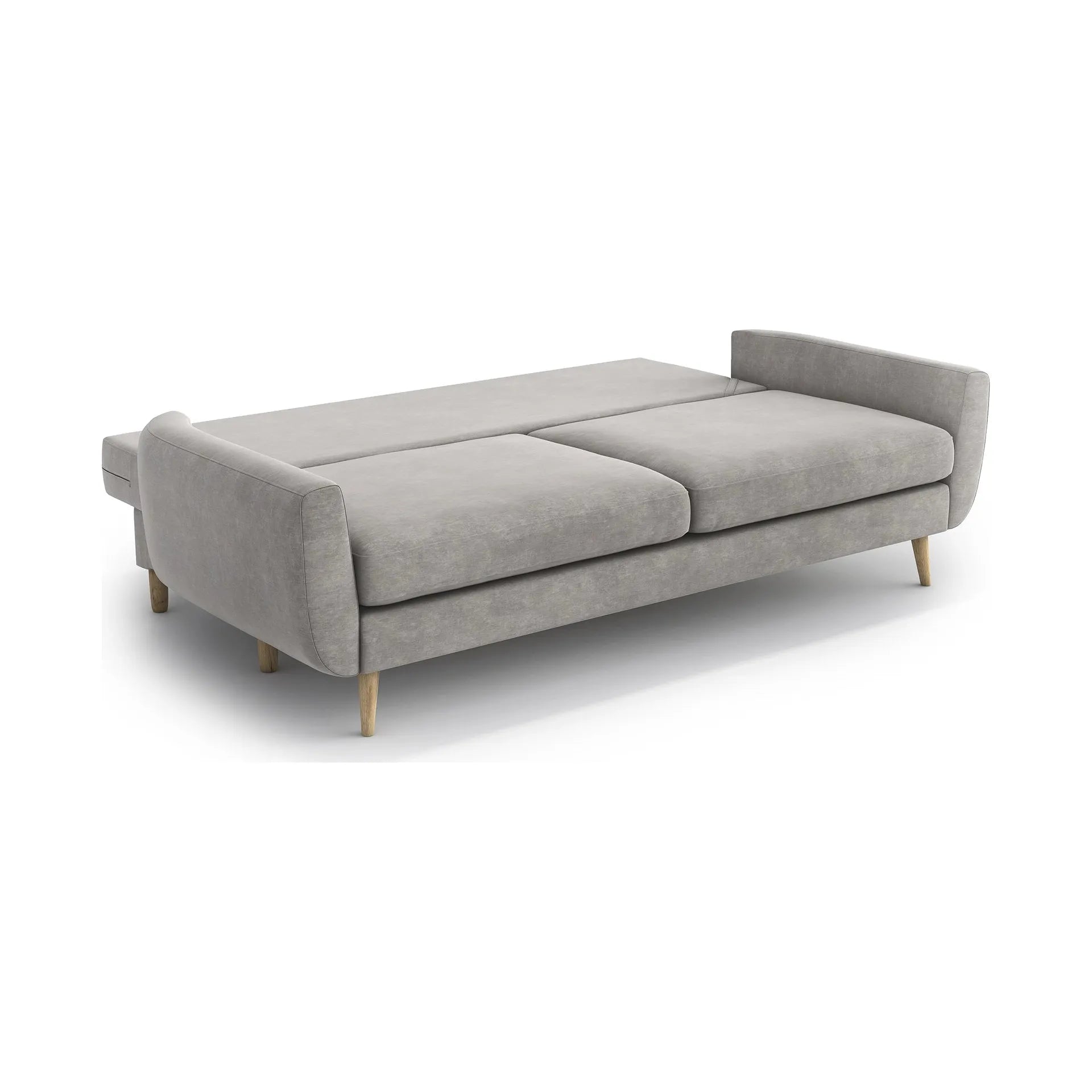 HARRIS 3 vietų sofa lova, pilka spalva