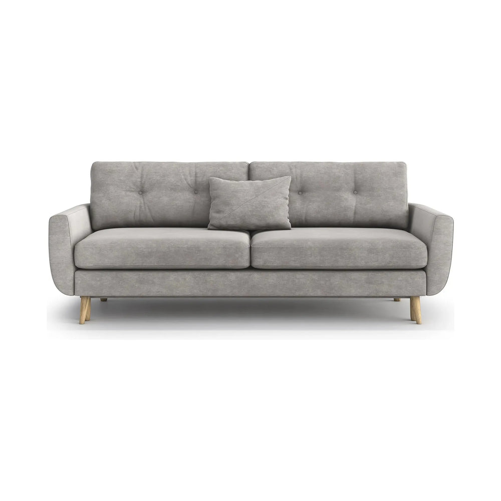 HARRIS 3 vietų sofa lova, pilka spalva