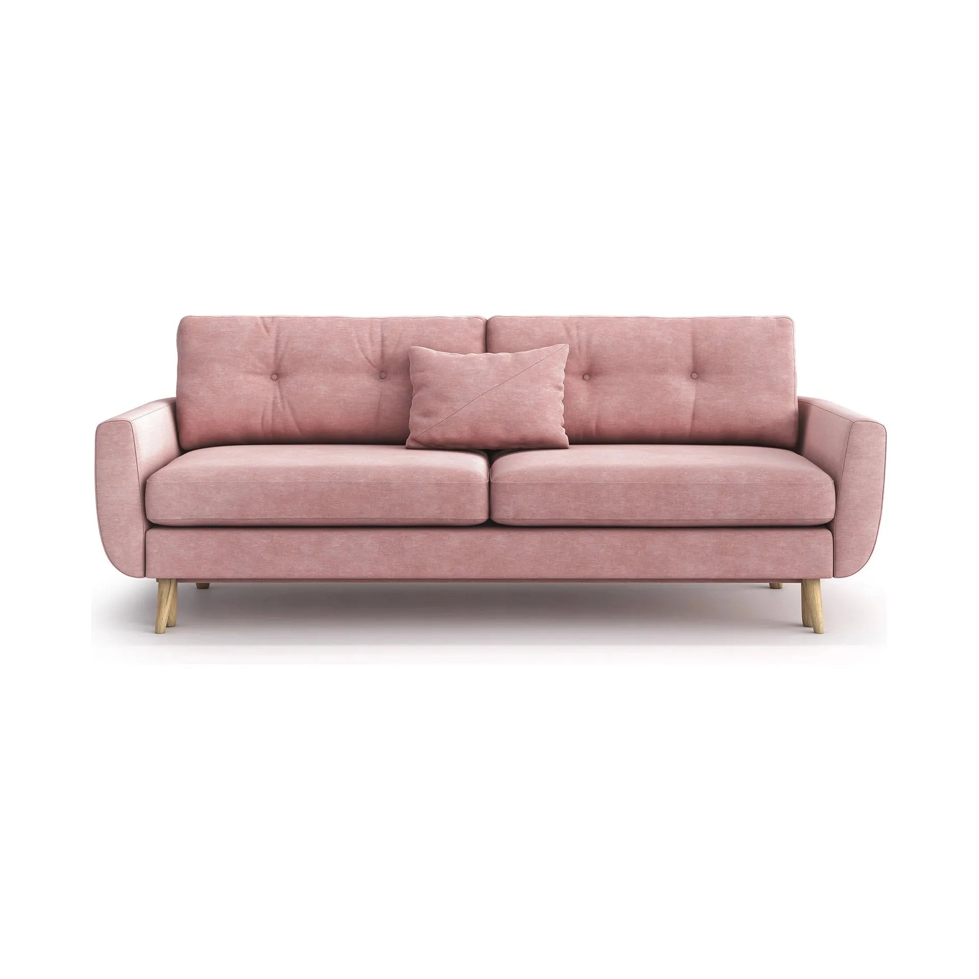 HARRIS 3 vietų sofa lova, pilka spalva