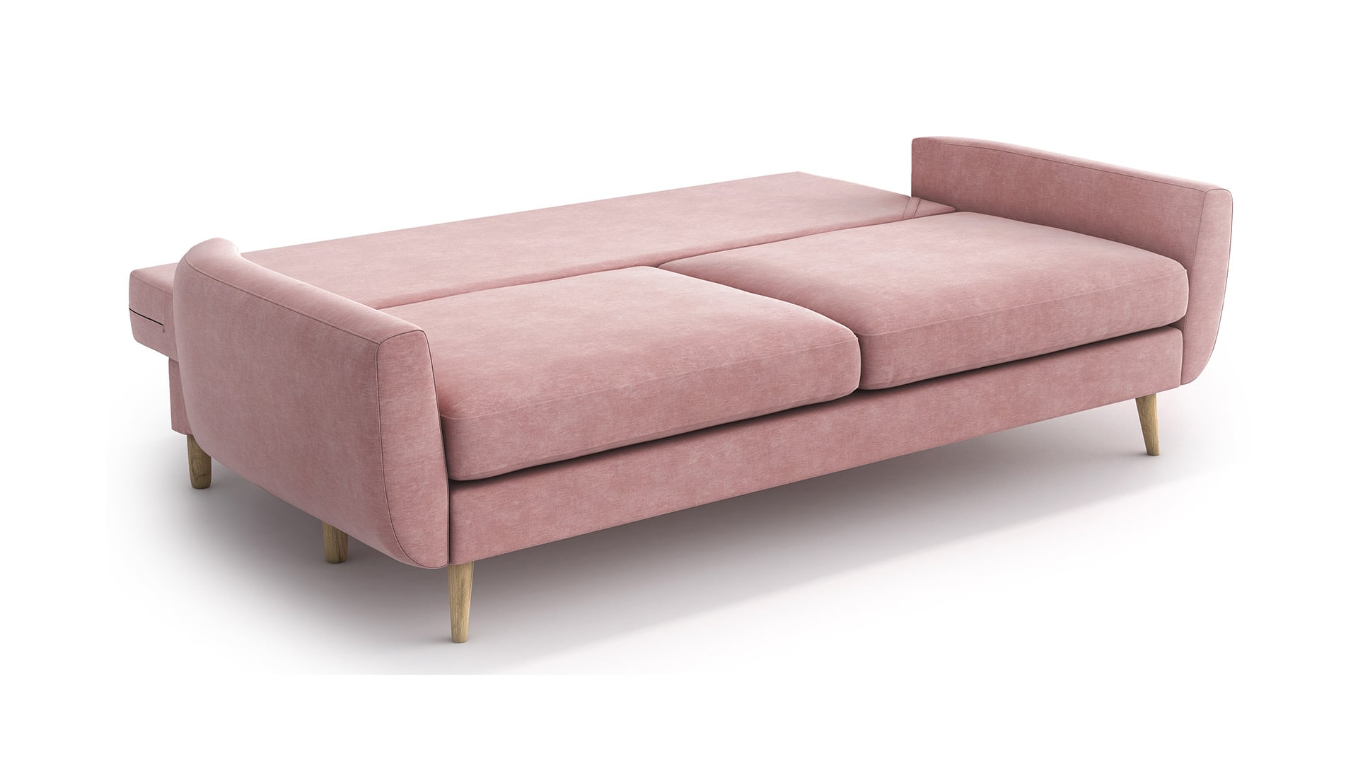Sofa-lova HAILEY, Dusty Pink šenilis