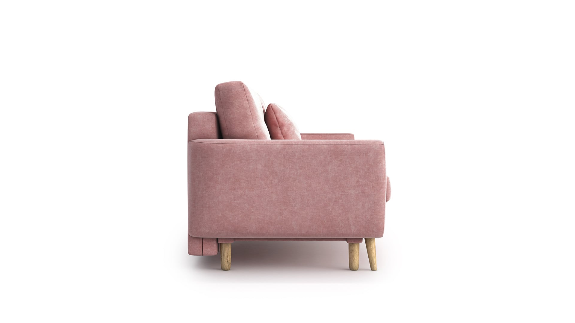 Sofa-lova HAILEY, Dusty Pink šenilis