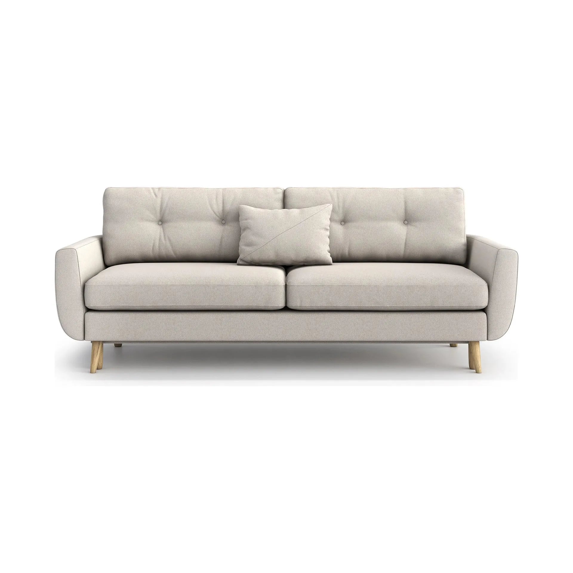 HARRIS 3 vietų sofa lova, pilka spalva