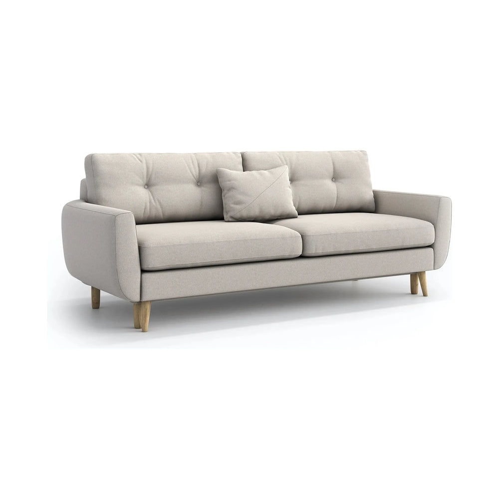 HARRIS 3 vietų sofa lova, smėlio spalva