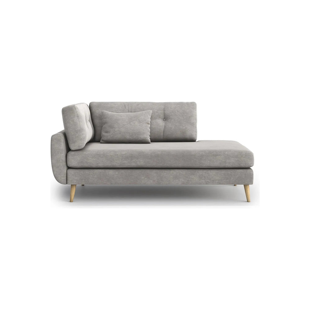 HARRIS 2 vietų sofa, kairė pusė, pilka spalva