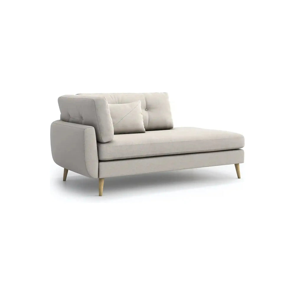 HARRIS 2 vietų sofa, kairė pusė, kreminė spalva