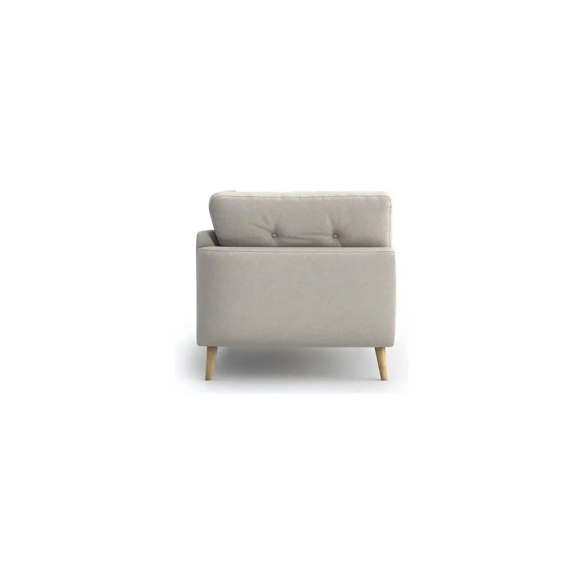 HARRIS 2 vietų sofa, kairė pusė, kreminė spalva