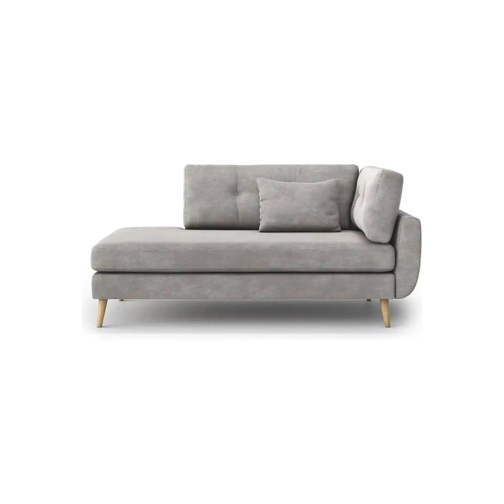 HARRIS 2 vietų sofa, dešinė pusė, pilka spalva