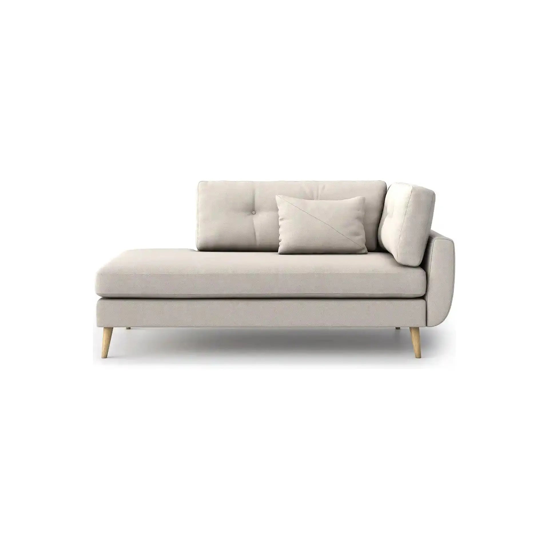 HARRIS 2 vietų sofa, dešinė pusė, pilka spalva