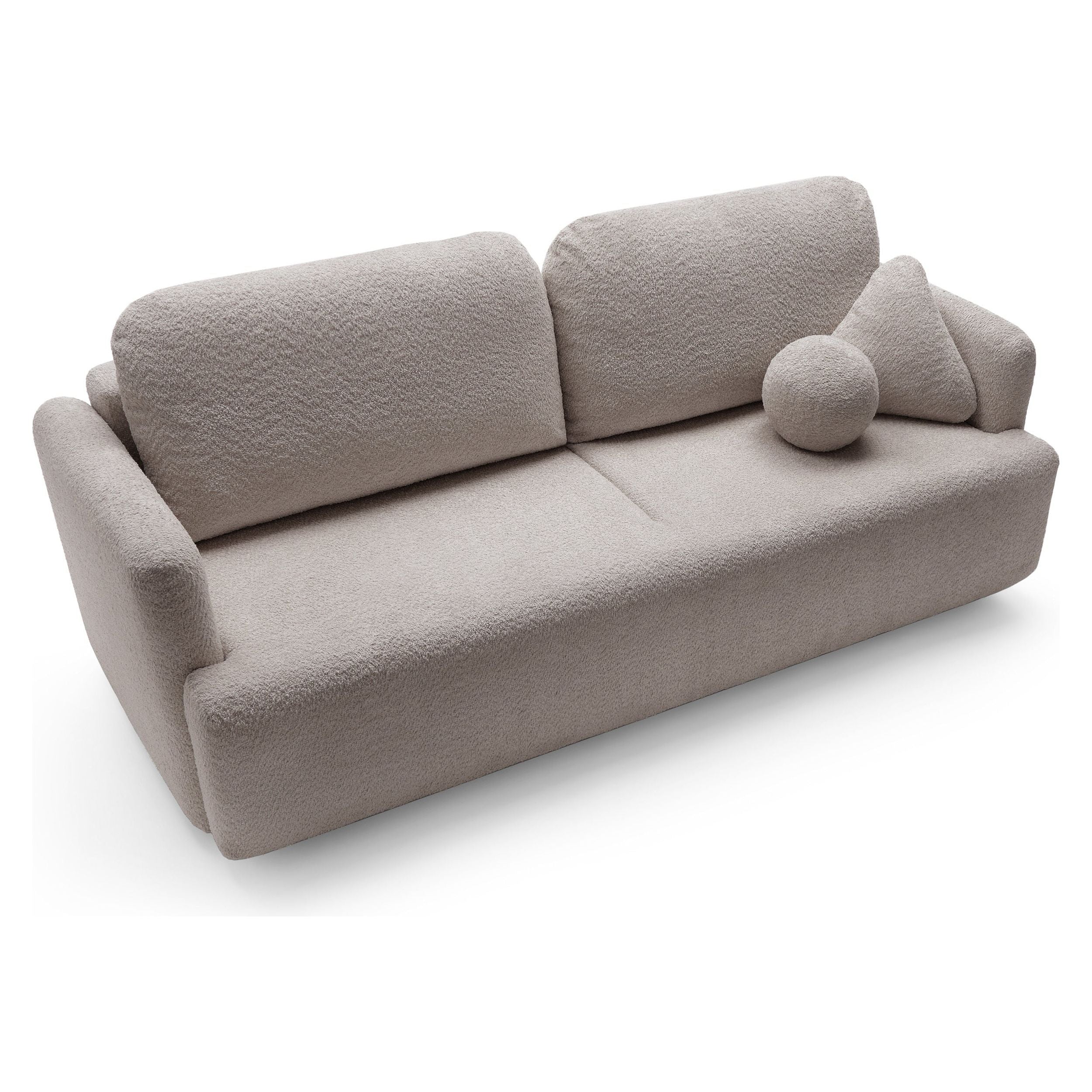 Sofa su daiktadėže AMBINA, tamsiai smėlio spalvos