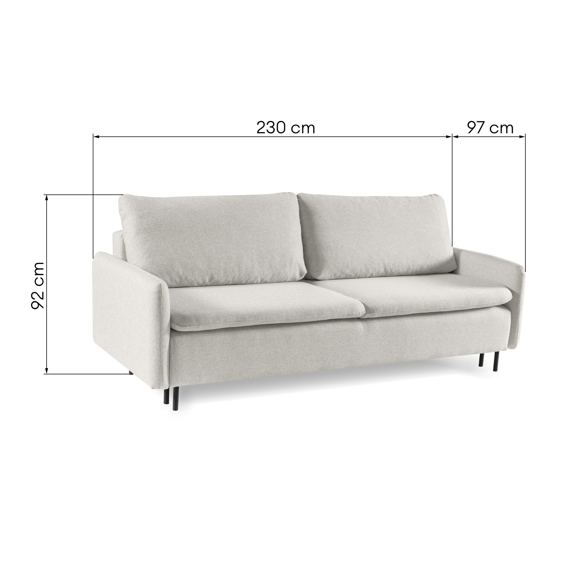 Sofa lova milda sviesiai smelio spalva – elegantiškas, Modernus sprendimas jūsų svetainei | namuideja.lt | sofos, baldai, sve