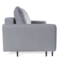 Sofa lova milda pilka – elegantiškas, Modernus sprendimas jūsų svetainei | namuideja.lt | sofos, baldai, svetaines baldai