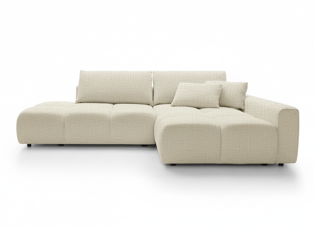 Corner sofa bed BALIS, sand