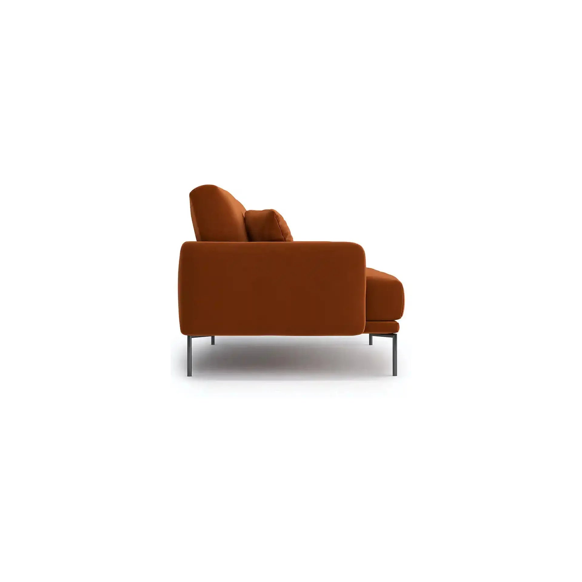 INES 2 vietų sofa, konjako spalva