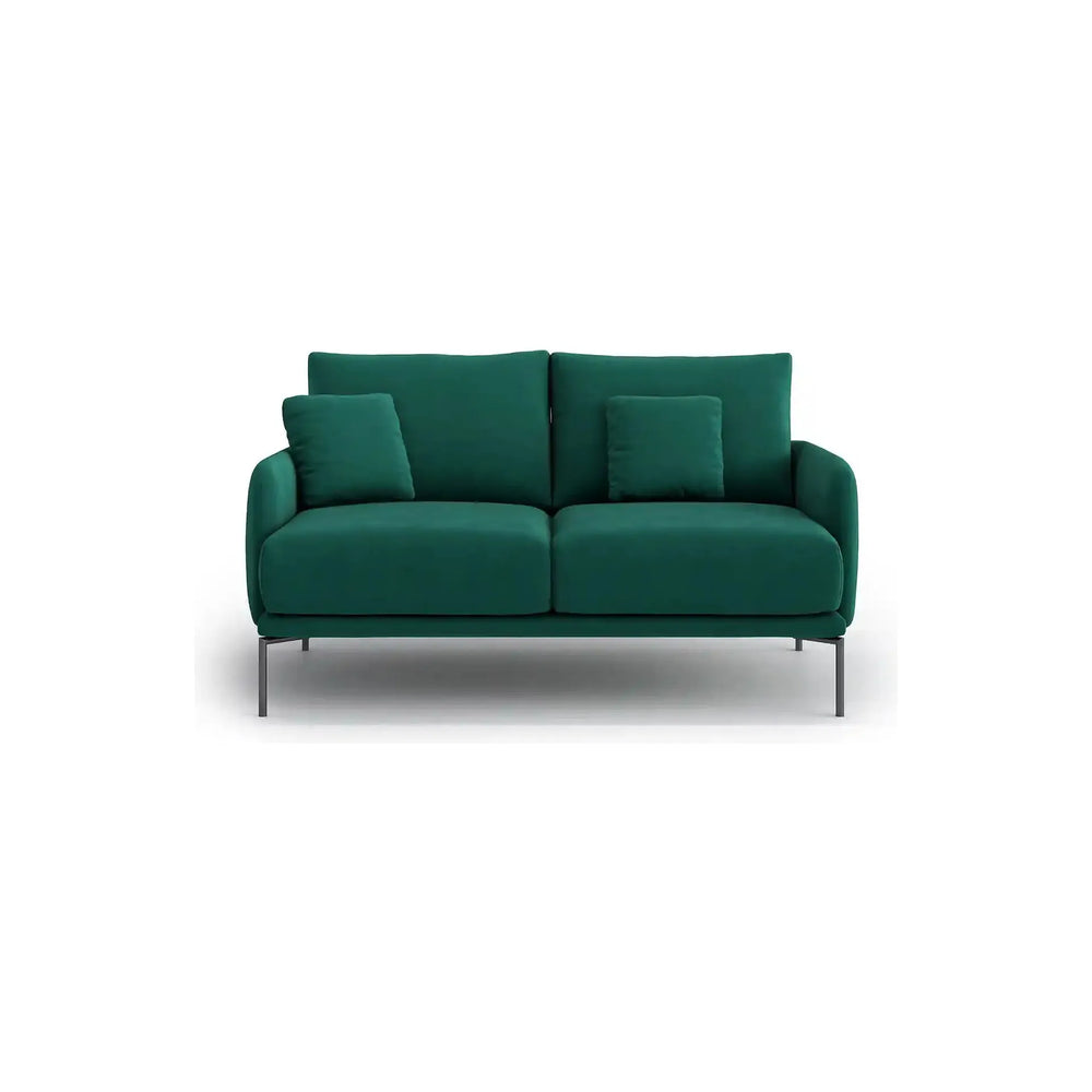 INES 2 vietų sofa, žalia spalva
