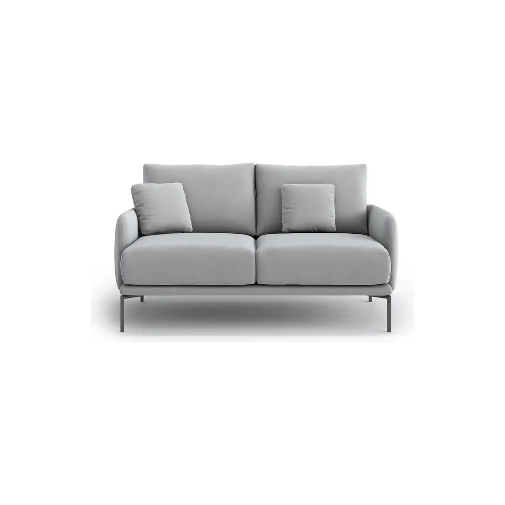 INES 2 vietų sofa, pilka spalva