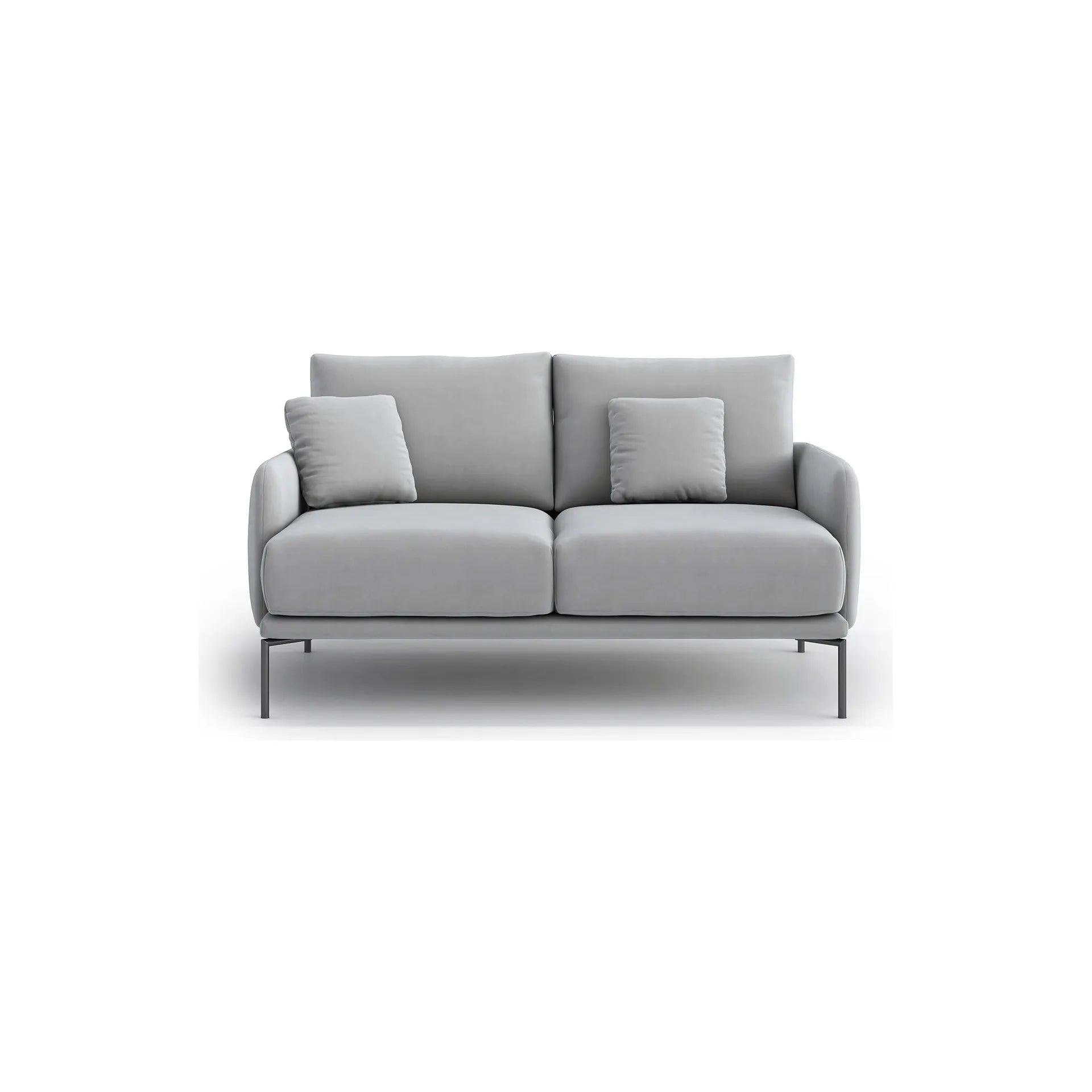 INES 2 vietų sofa, šviesiai mėlyna spalva