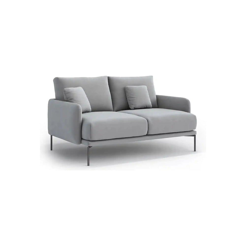 INES 2 vietų sofa, pilka spalva