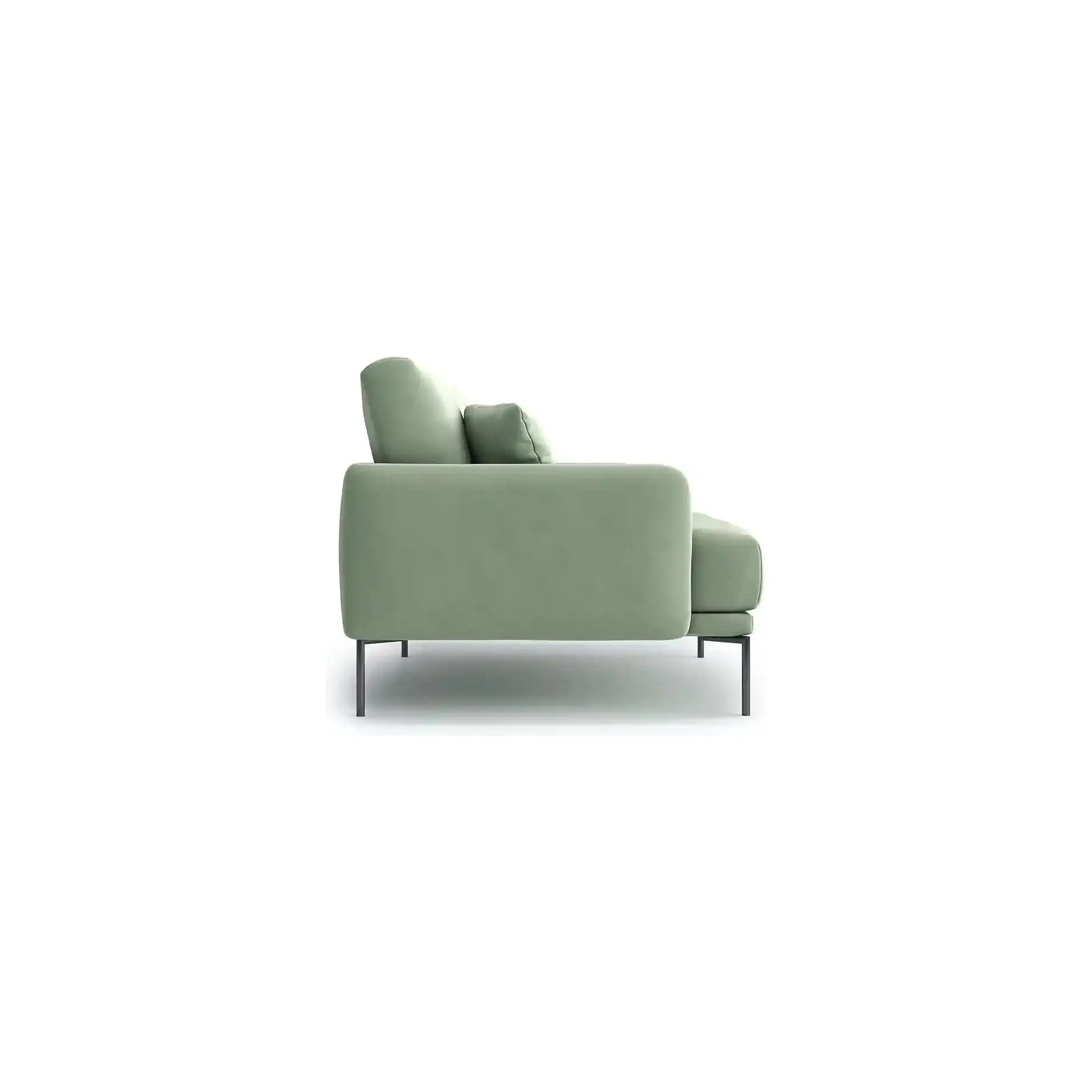 INES 2 vietų sofa, pistacijų žalia spalva