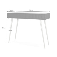Tualetinis staliukas MAGNUS, 104 cm, baltas