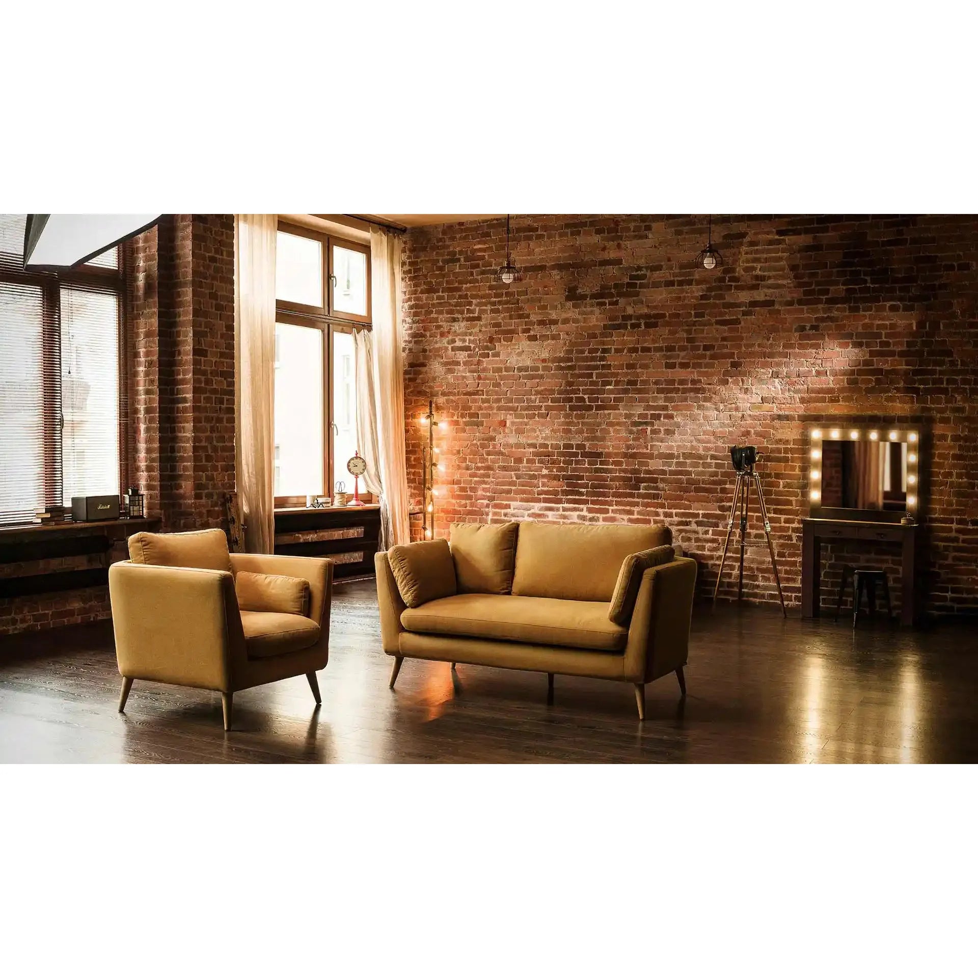 JANE 3 vietų sofa lova, mėlyna spalva