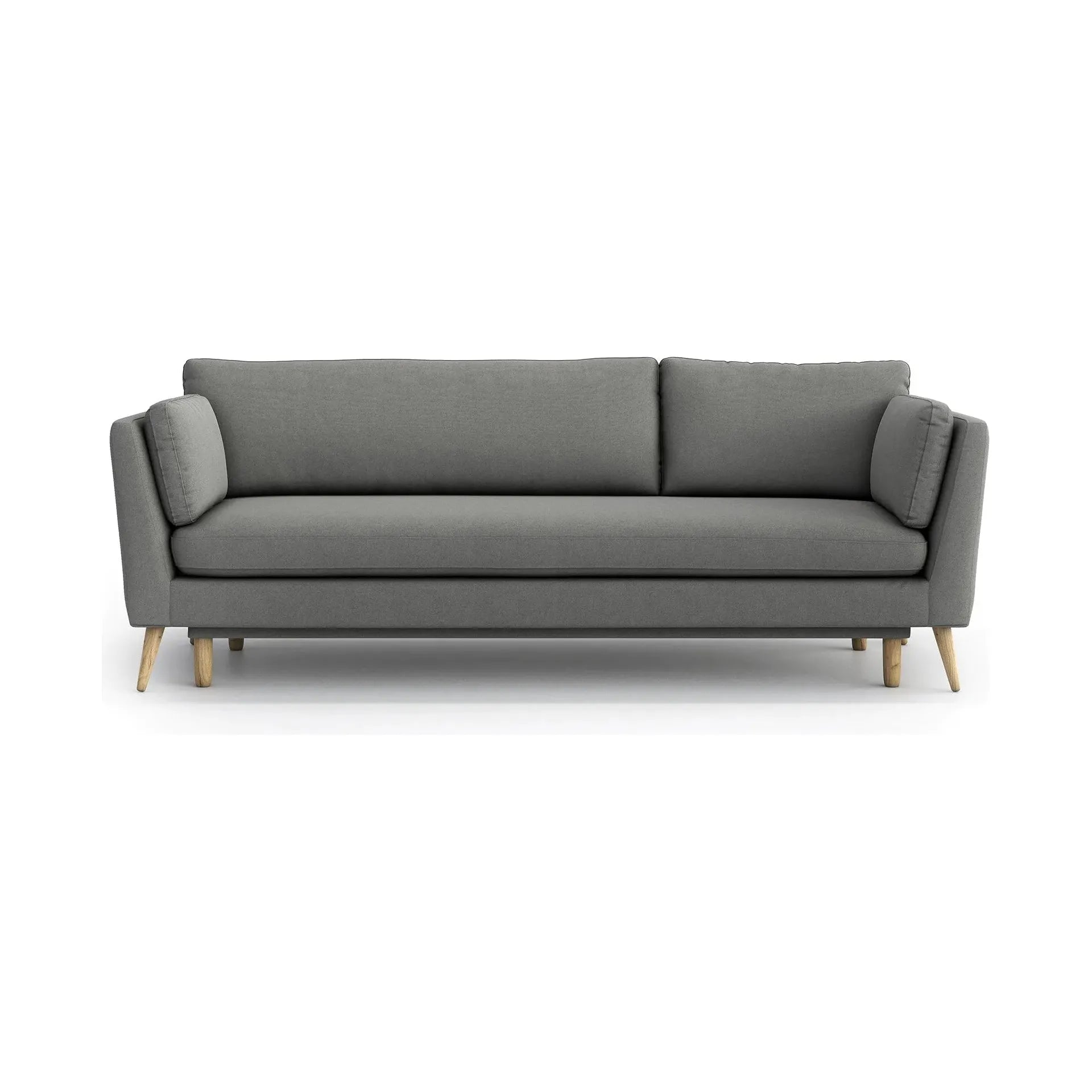 JANE 3 vietų sofa lova, pilka spalva