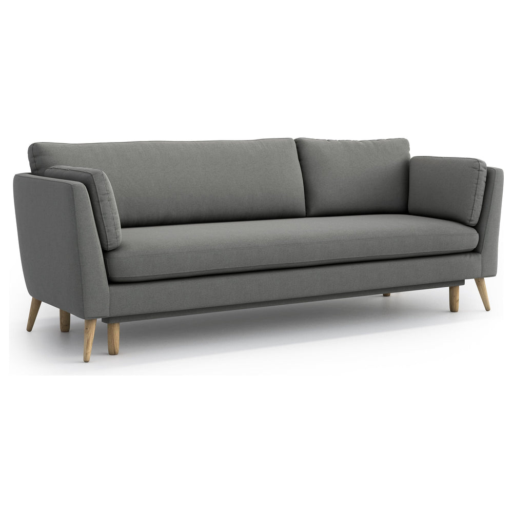 JANE 3 vietų sofa lova, pilka spalva