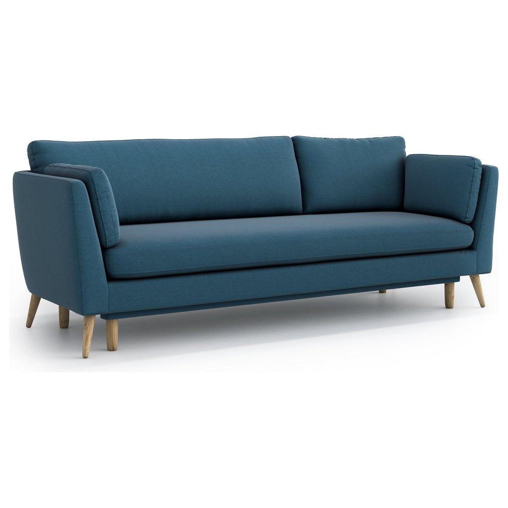 JANE 3 vietų sofa lova, mėlyna spalva