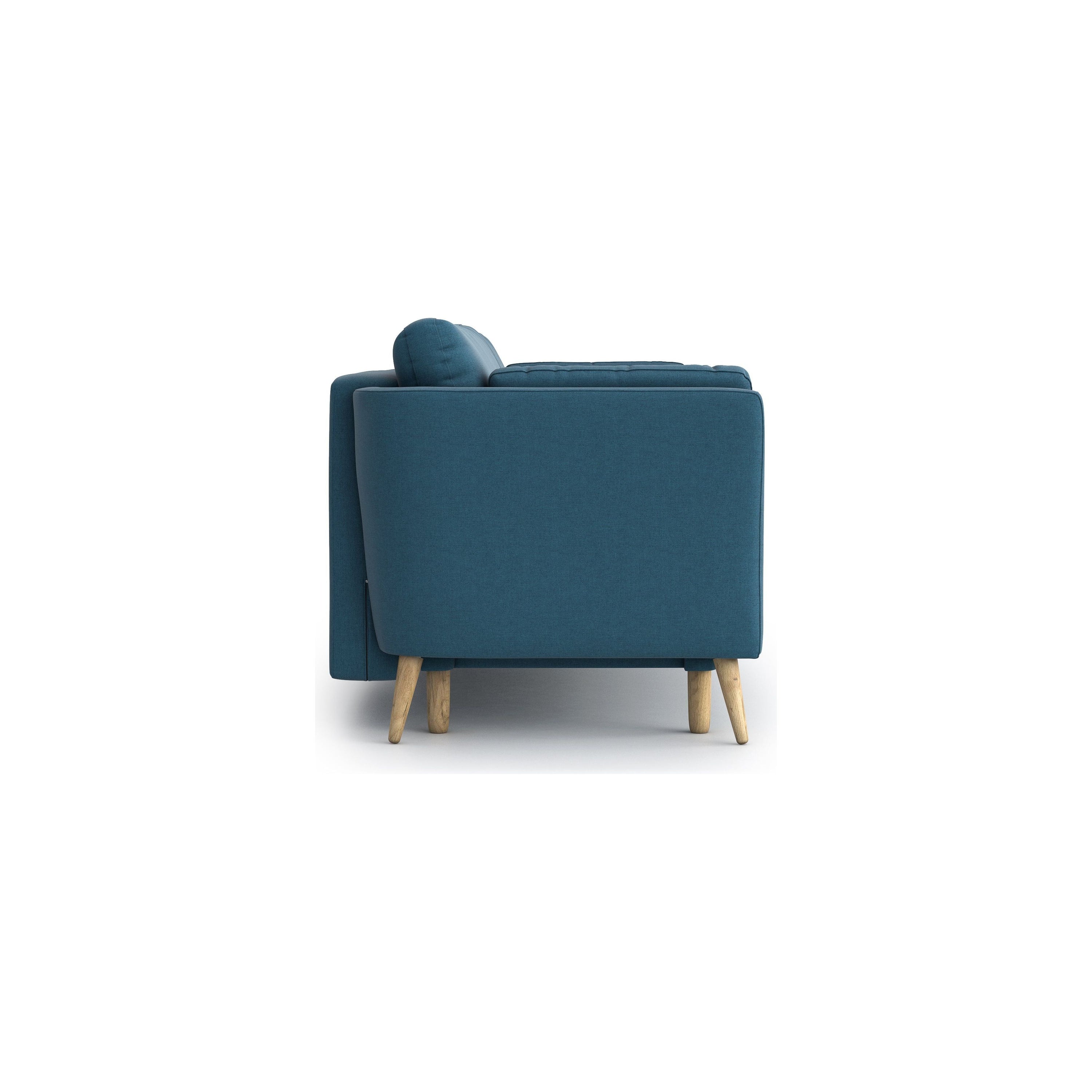 JANE 3 vietų sofa lova, mėlyna spalva